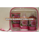 private label manufacturers OEM christmas rose liquid soap SPA bath gift box set wholesale