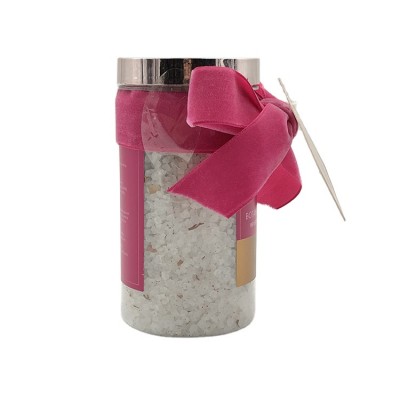 Factory OEM&ODM private label color natural plastic jars spa scrub bath salts