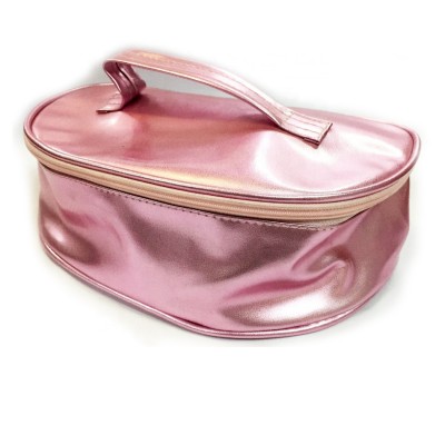 shiny metallic PVC or PU leather Fashion Cosmetic Bag, Beautiful cosmetic bag